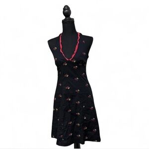 Morbid Threads Cherry Halter Dress